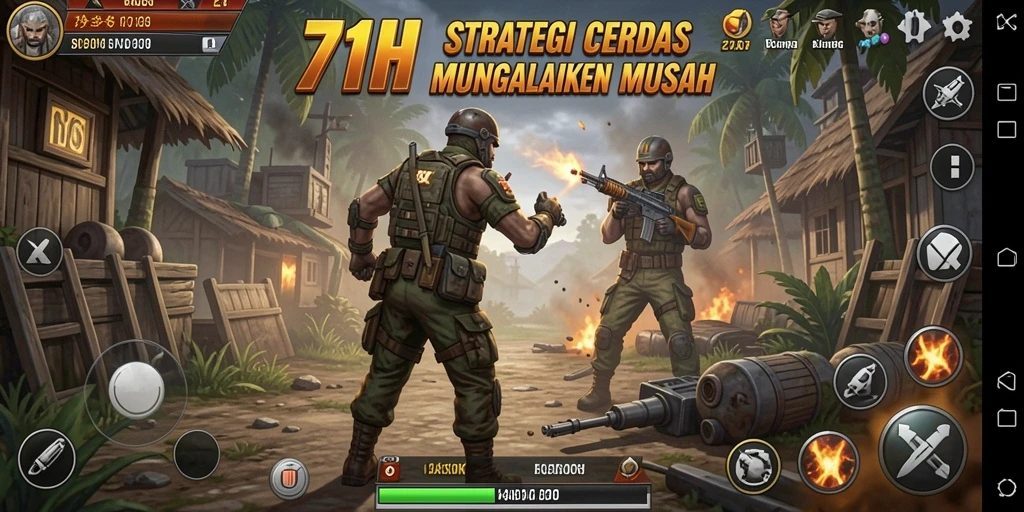 Screenshot gameplay 71H menampilkan aksi strategi yang mendebarkan.