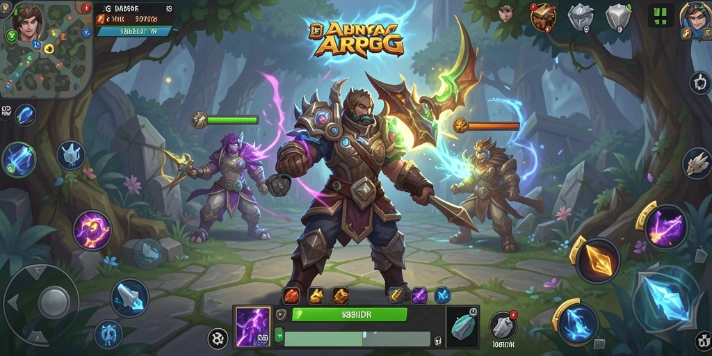 Tampilan gameplay seru di dunia ARPG yang menantang.
