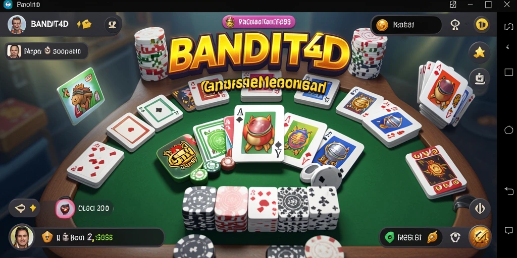 Tampilan gameplay seru Gaple di BANDIT4D yang menarik.