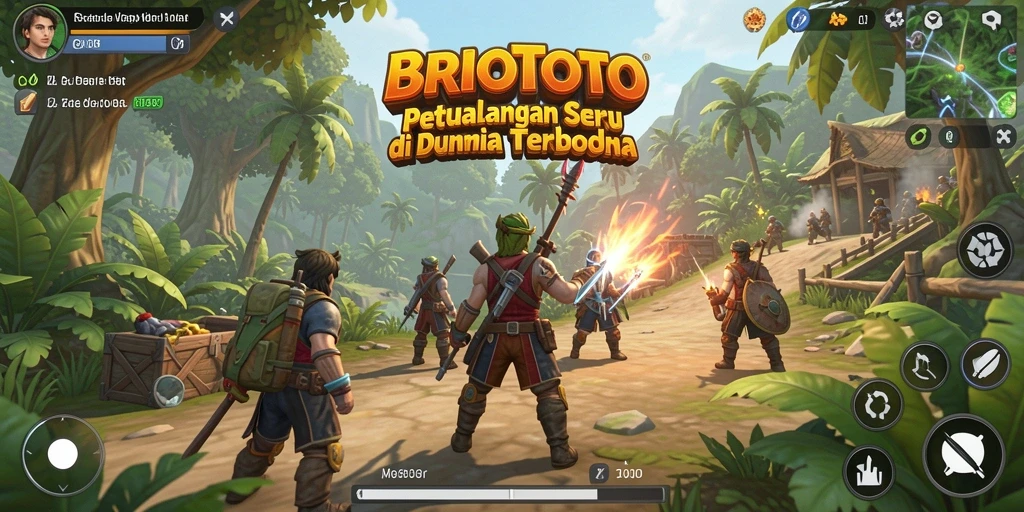 Gameplay seru di dunia terbuka BRIOTOTO.