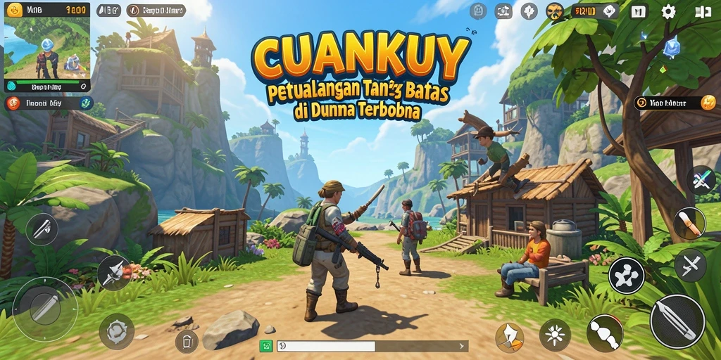 Tangkapan layar CUANKUY menampilkan pengalaman menjelajah dunia terbuka yang menakjubkan.