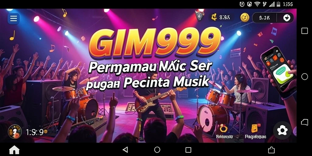 Tampilan gameplay GIM999 yang penuh warna dan interaktif.