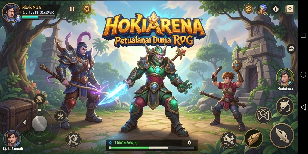Tampilan mendebarkan gameplay RPG di HOKIARENA.