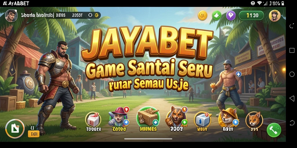 Screenshot gameplay JAYABET menampilkan keseruan bermain game Casual.