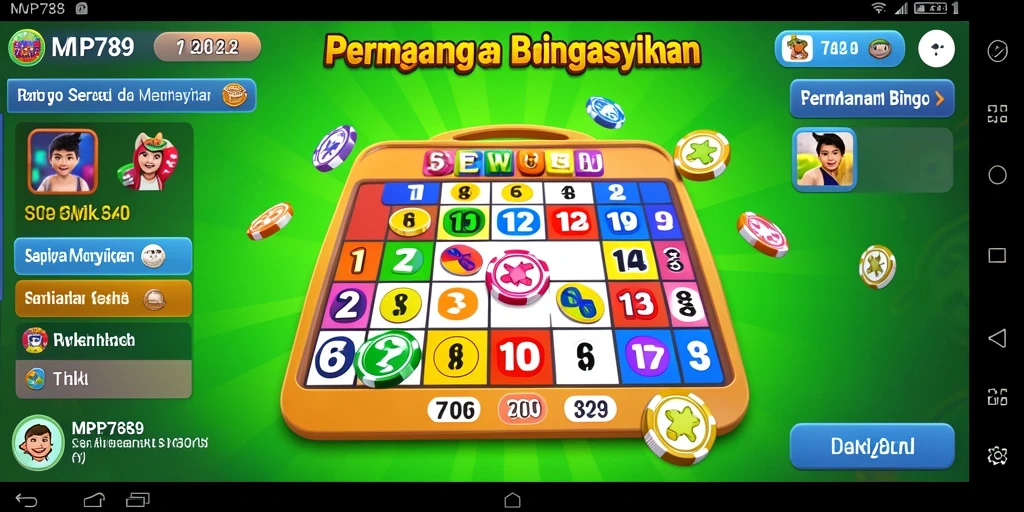 Tampilan gameplay Bingo yang seru di MVP789.