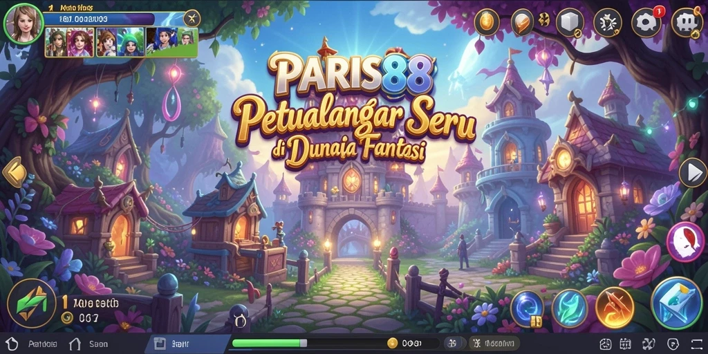 Tampilan gameplay PARIS88 yang menampilkan petualangan seru.