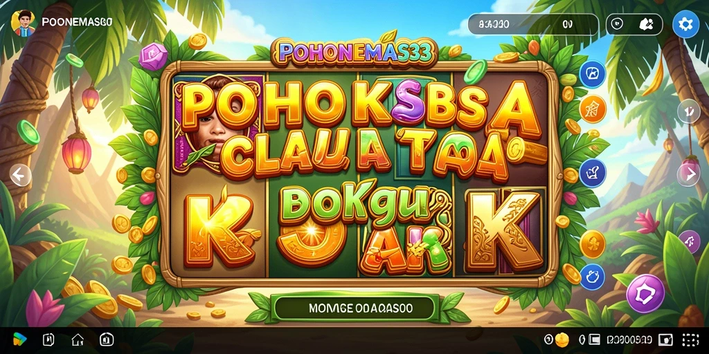 Tampilan menarik dari gameplay POHONEMAS33 yang seru.