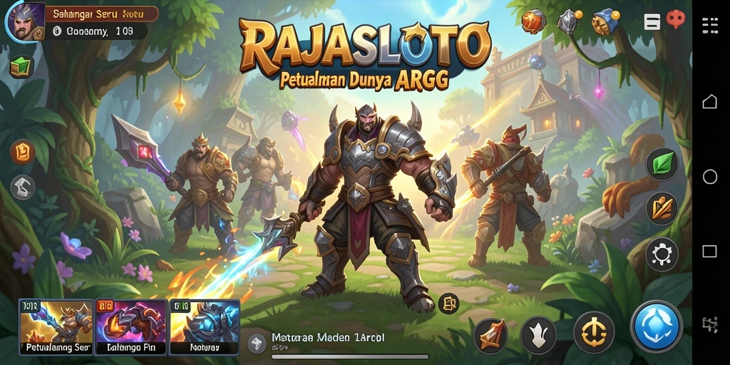 Screenshot gameplay RAJASLOTO menampilkan aksi seru dalam petualangan ARPG.