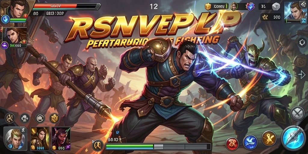 Tampilan action-packed dari gameplay RSNVIP yang mendebarkan.