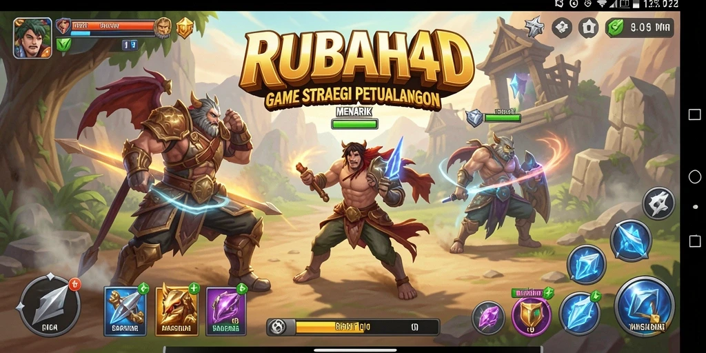 Screenshot gameplay RUBAH4D menampilkan aksi seru dan strategi menarik.