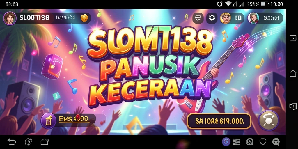 Tampilan gameplay yang penuh warna dan musik yang menggugah semangat.