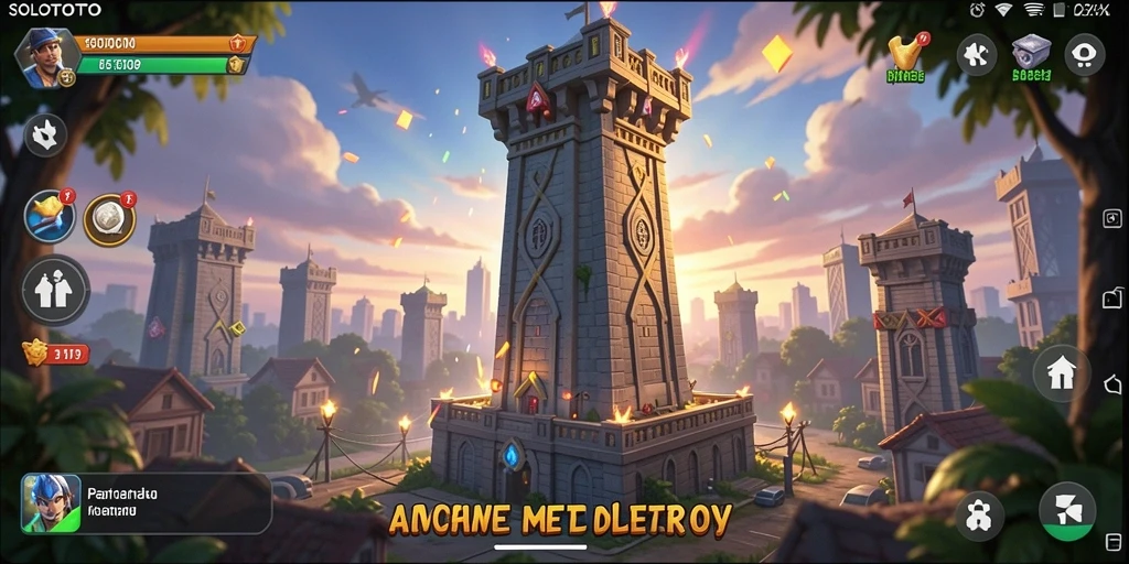 Gameplay menarik dalam SOLOTOTO yang menawarkan pertahanan menara yang strategis.